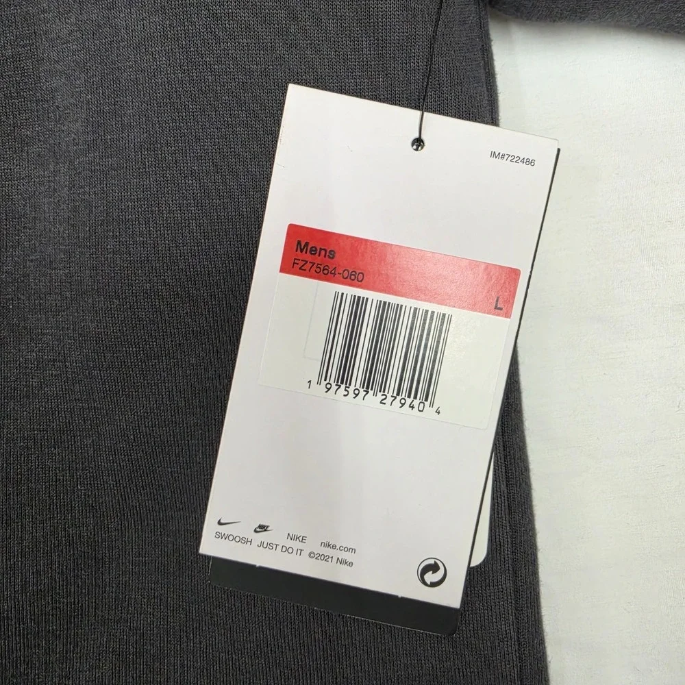 Nike Tech Fleece Re-Imagined Loose Fit Trench Coat Anthracite FZ7564-060 Mens L